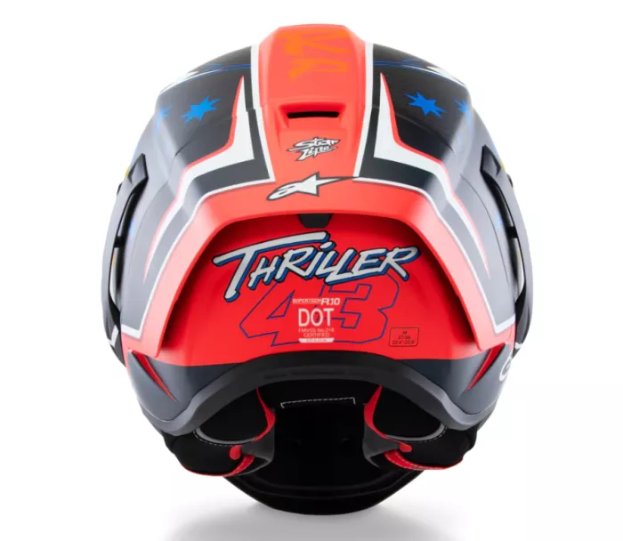 Integrální helma 2025 Alpinestars Supertech R10 Miller carbon/red matt