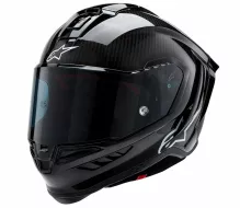 Helma na moto 2024 Alpinestars Supertech R10 Solid black carbon matt/glossy