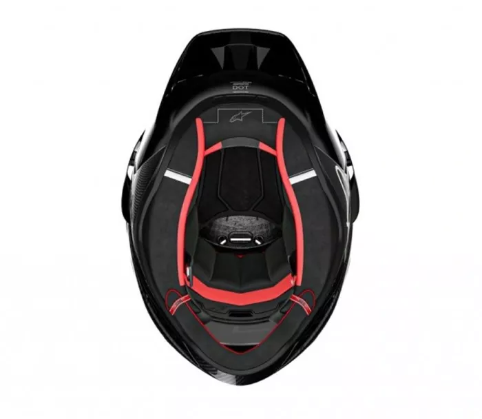 Helma na moto 2024 Alpinestars Supertech R10 Solid black carbon matt/glossy