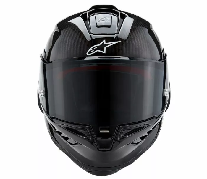Helma na moto 2024 Alpinestars Supertech R10 Solid black carbon matt/glossy
