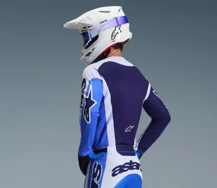 Motokrosový dres 2026 Alpinestars Racer Air Portl ucla blue/white