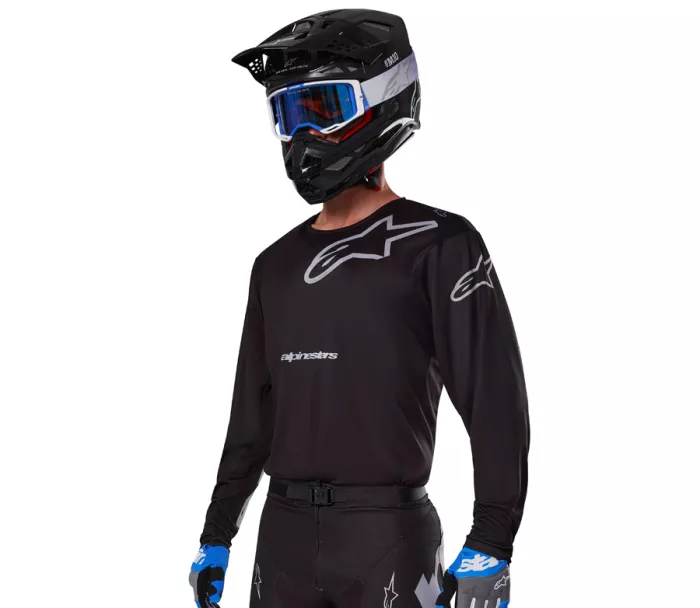 Motokrosový dres 2025 Alpinestars Racer Graphite black/grey
