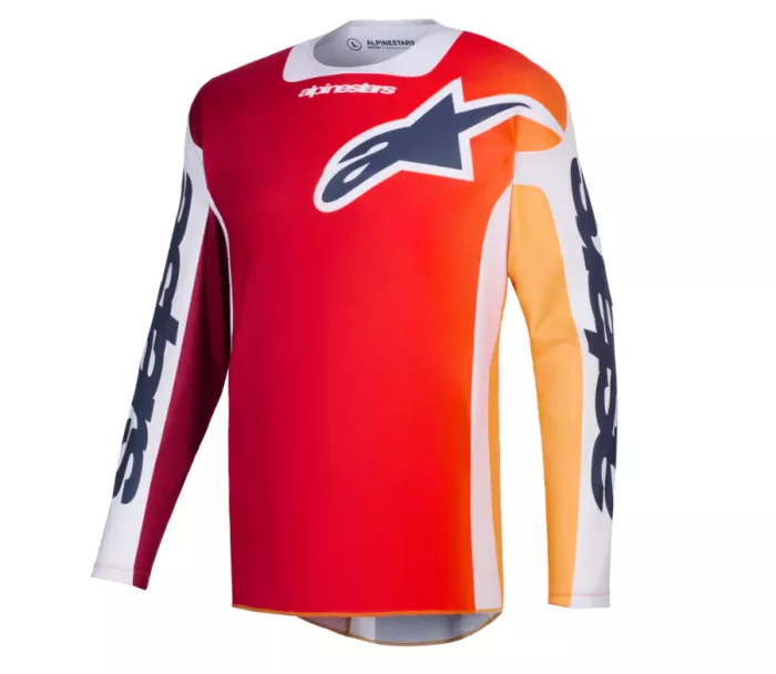 Motokrosový dres 2026 Alpinestars Racer Portl red/grey