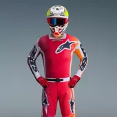 Motokrosový dres 2026 Alpinestars Racer Portl red/grey