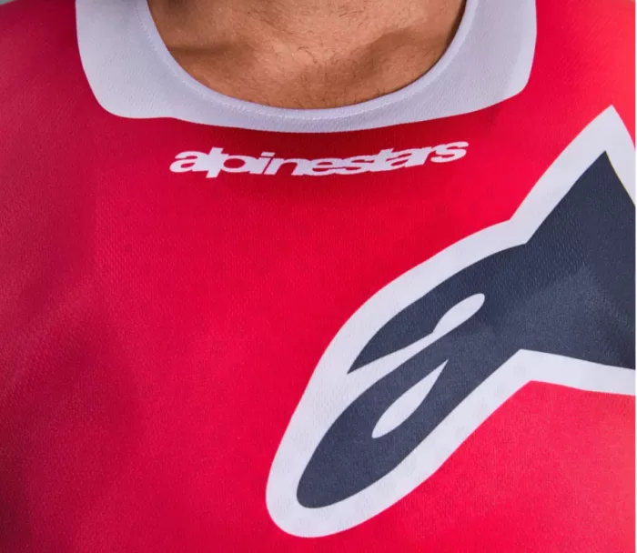 Motokrosový dres 2026 Alpinestars Racer Portl red/grey