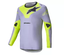 Motokrosový dres 2025 Alpinestars Racer Veil grey/yellow fluo