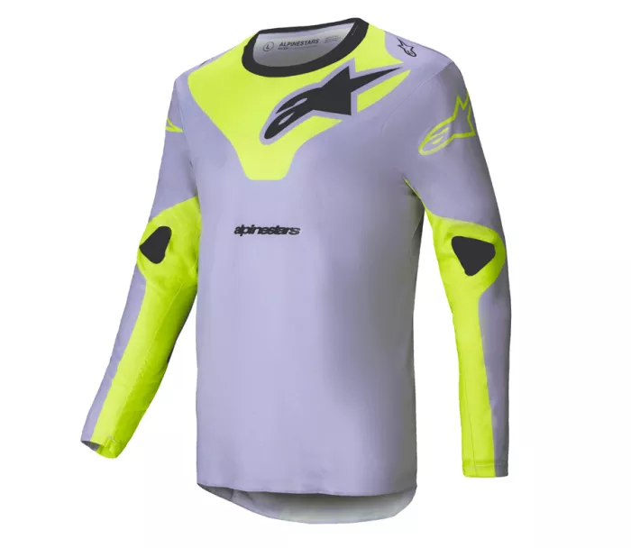 Motokrosový dres 2025 Alpinestars Racer Veil grey/yellow fluo