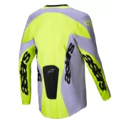 Motokrosový dres 2025 Alpinestars Racer Veil grey/yellow fluo