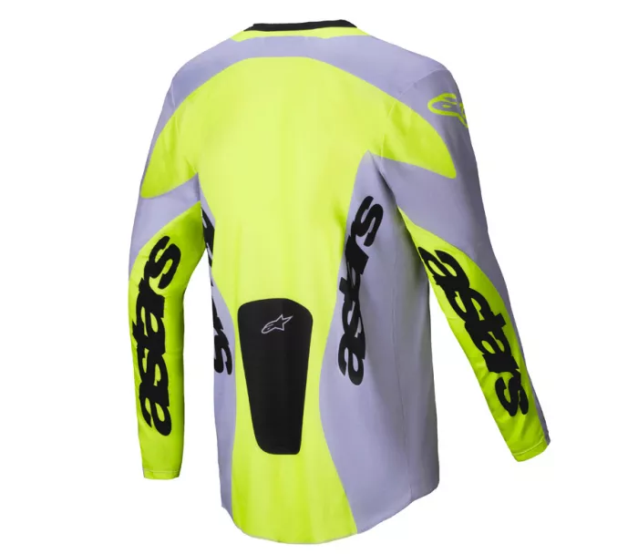 Motokrosový dres 2025 Alpinestars Racer Veil grey/yellow fluo