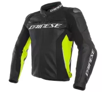 Bunda na motorku Dainese RACING 3 black/fluo yellow