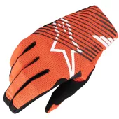 Motokrosové rukavice 2025 Alpinestars Radar Pro hot orange