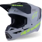 MX helma 2026 Alpinestars SM3 Radium grey/black/yellow matt