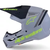 MX helma 2026 Alpinestars SM3 Radium grey/black/yellow matt