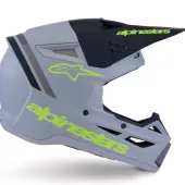 MX helma 2026 Alpinestars SM3 Radium grey/black/yellow matt