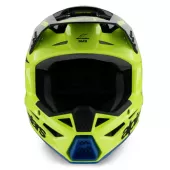 Dětská helma 2026 Alpinestars SM3 Youth Radium yellow/black/blue glossy