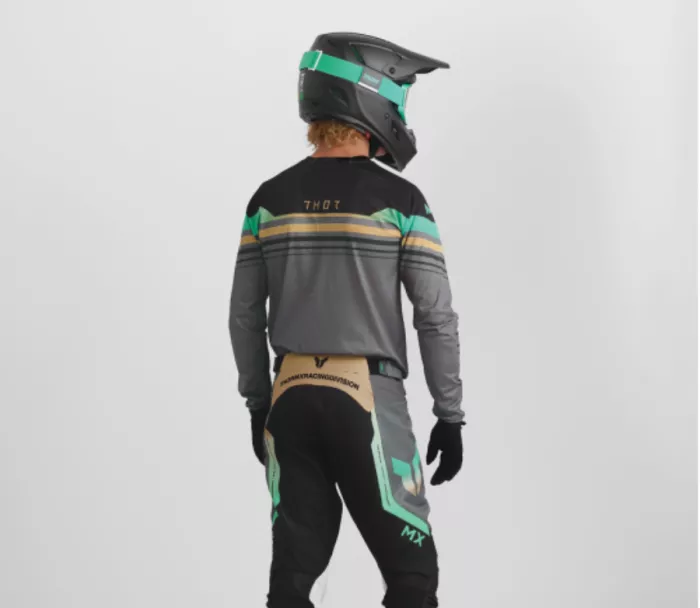 Pánský dres Thor Launchmode Vented Raptor black/charcoal