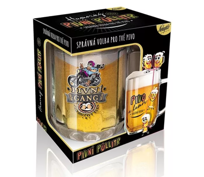 Dárkový půllitr Pivní gang RDH