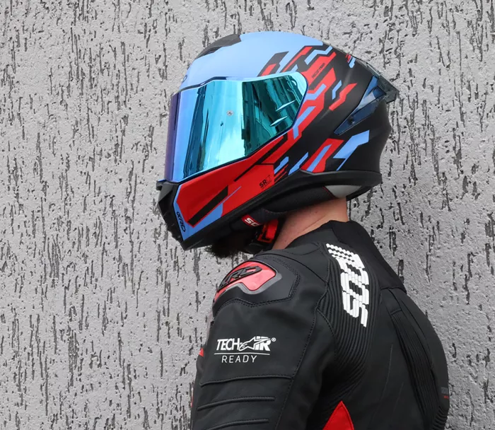 Integrální přilba XRC Recon red/blue/blk