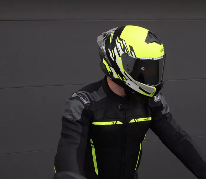 Integrální helma XRC Recon fluo/blk/wht