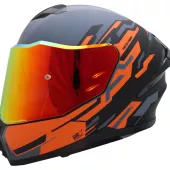 Helma na moto XRC Recon dark grey/blk/orange