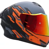 Helma na moto XRC Recon dark grey/blk/orange