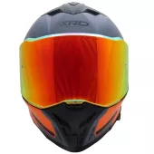 Helma na moto XRC Recon dark grey/blk/orange