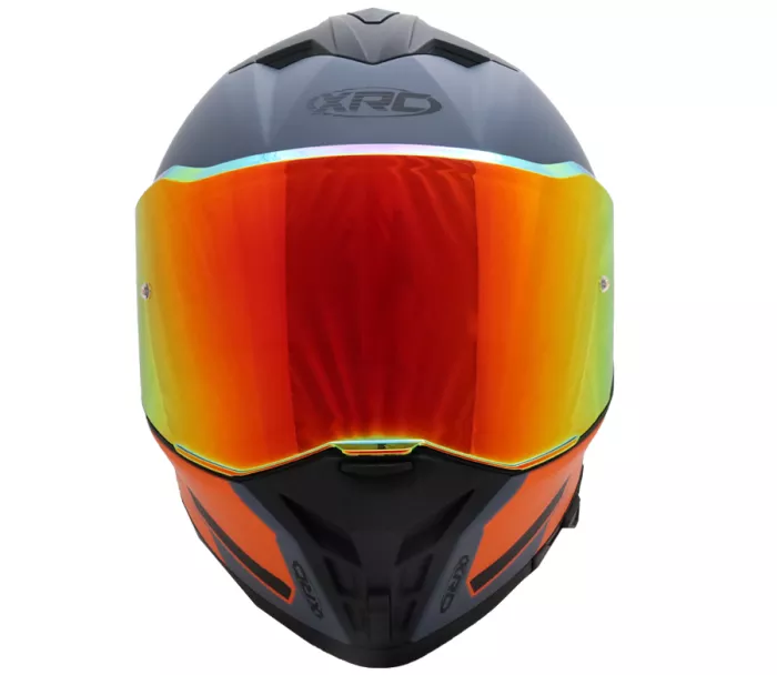 Helma na moto XRC Recon dark grey/blk/orange