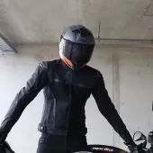 Helma na moto XRC Recon dark grey/blk/orange