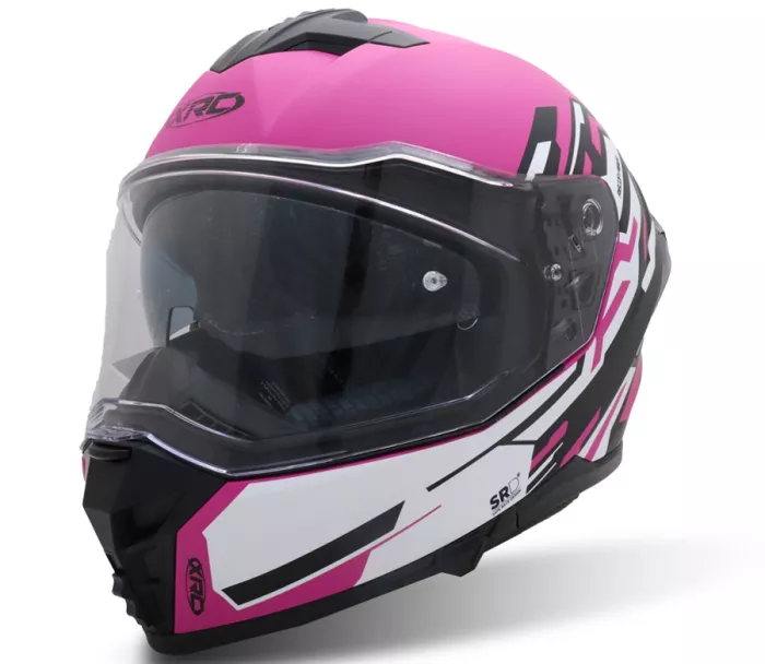 Helma na moto XRC Recon pink/blk/wht
