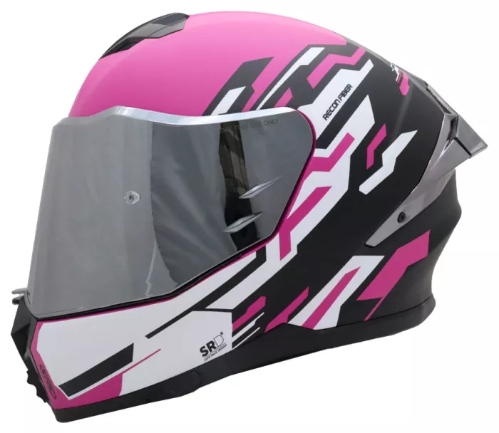 Helma na moto XRC Recon pink/blk/wht