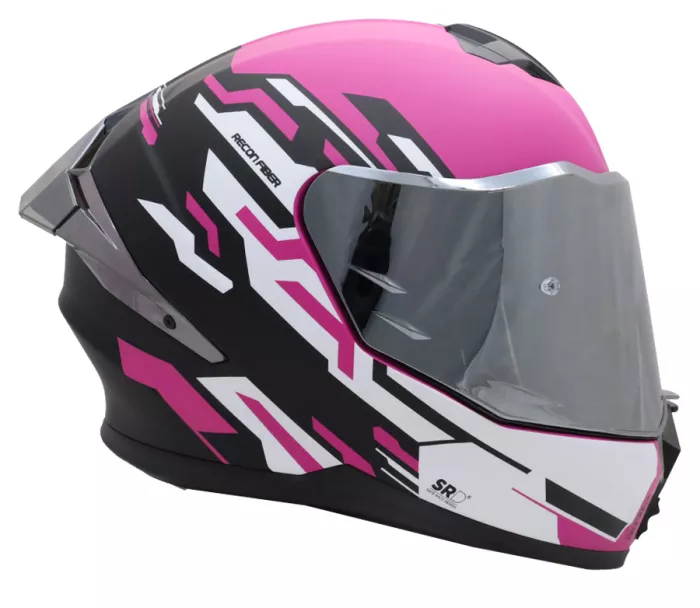 Helma na moto XRC Recon pink/blk/wht