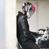 Helma na moto XRC Recon pink/blk/wht