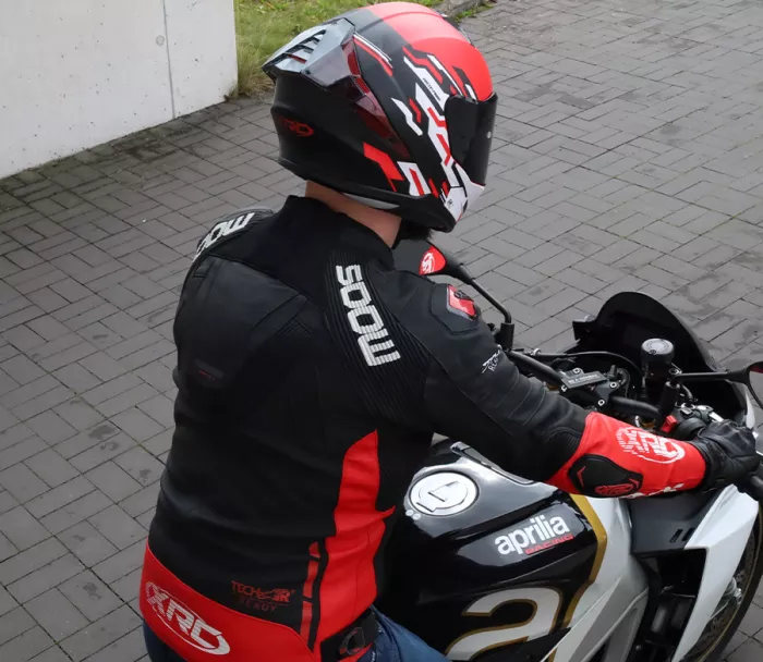 Přilba na motorku XRC Recon red/blk/wht