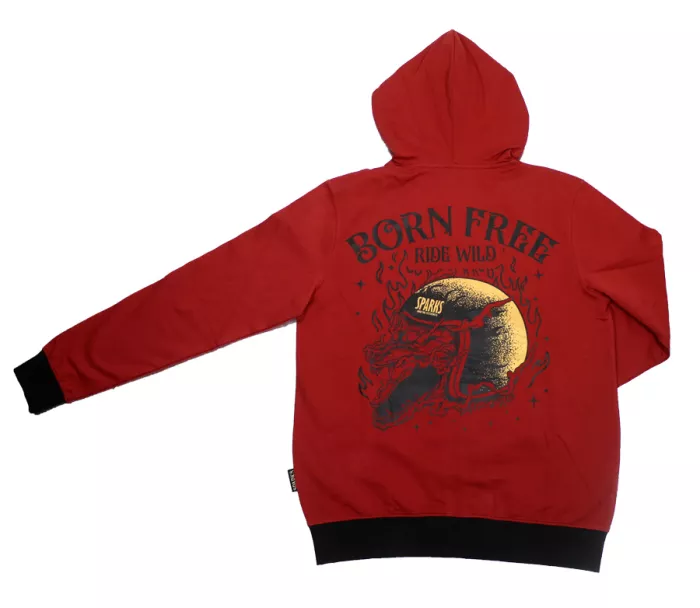 Pánská mikina Sparks Topley brick red