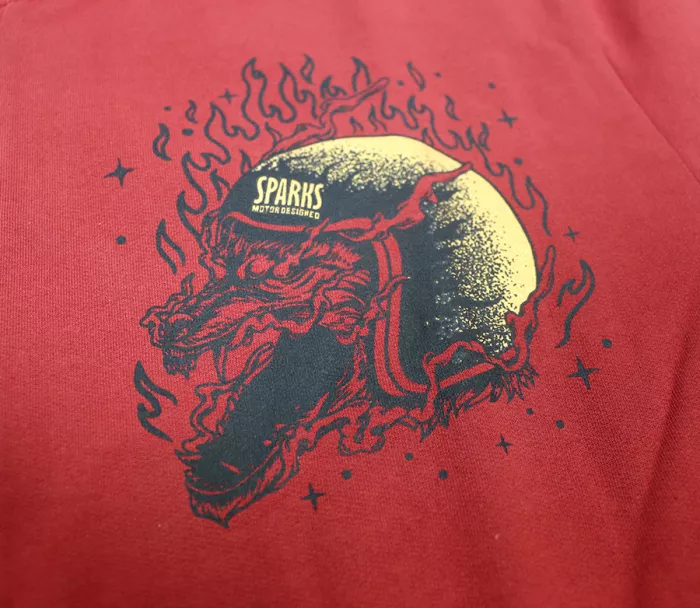 Pánská mikina Sparks Topley brick red