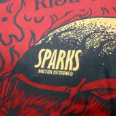 Pánská mikina Sparks Topley brick red