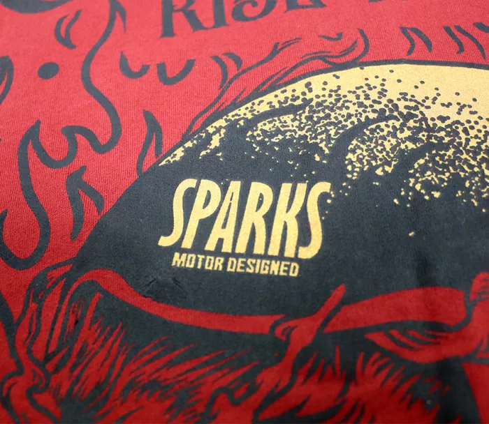 Pánská mikina Sparks Topley brick red