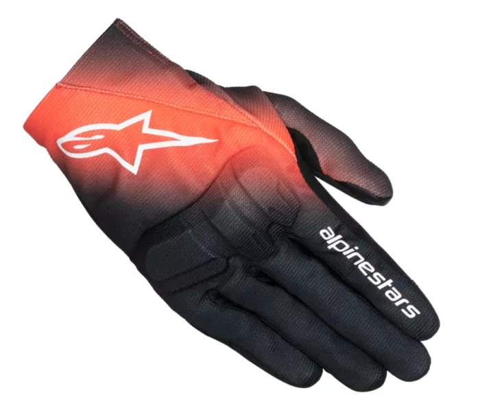 Pánské rukavice 2025 Alpinestars Reef V2 black/red fluo/white
