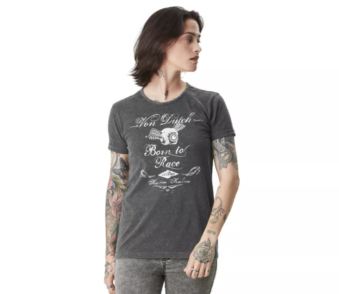 Dámské triko Von Dutch Ride grey