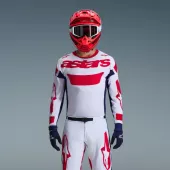 MX dres 2026 Alpinestars Racer Riway white/blue/red