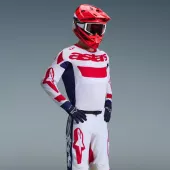 MX dres 2026 Alpinestars Racer Riway white/blue/red