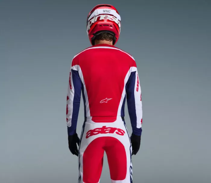 MX dres 2026 Alpinestars Racer Riway white/blue/red