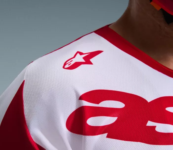 MX dres 2026 Alpinestars Racer Riway white/blue/red