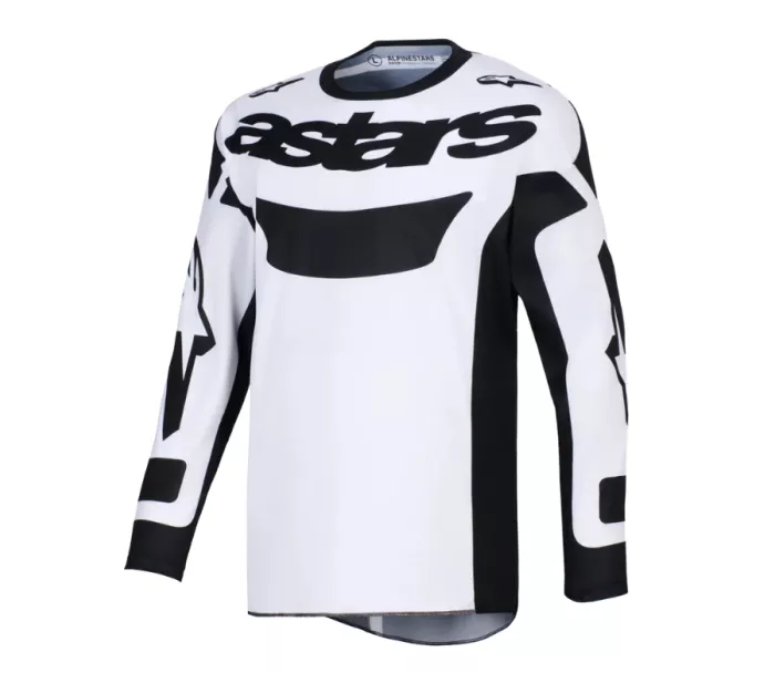 Motokrosový dres 2026 Alpinestars Racer Riway white/black