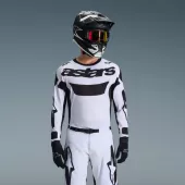 Motokrosový dres 2026 Alpinestars Racer Riway white/black