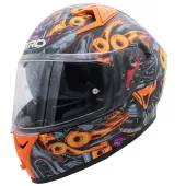 Integrální helma XRC ROBOTTO orange