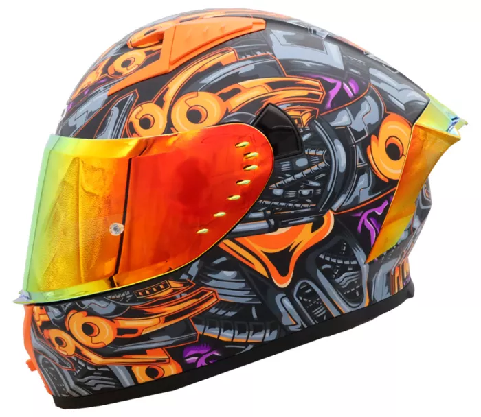 Integrální helma XRC ROBOTTO orange