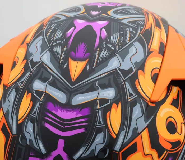 Integrální helma XRC ROBOTTO orange