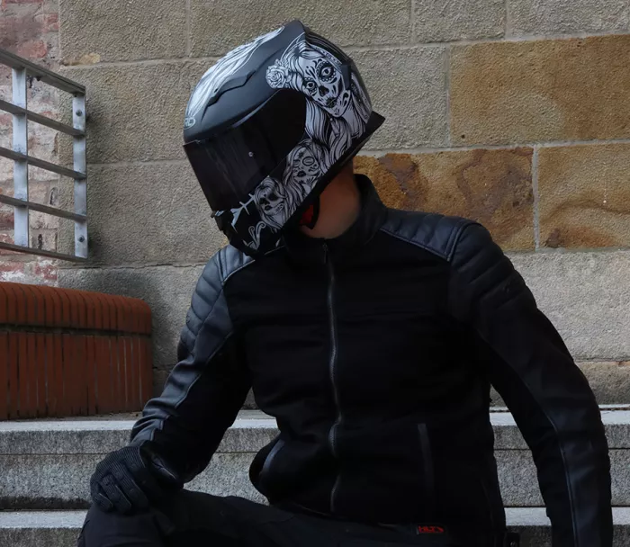 Pánská bunda na motorku XRC RODYON HLT black