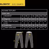 Tepláky na moto Trilobite Rovani monolayer black